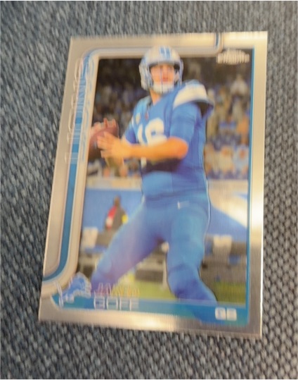 2025 Topps Chrome #102 Jared Goff — front