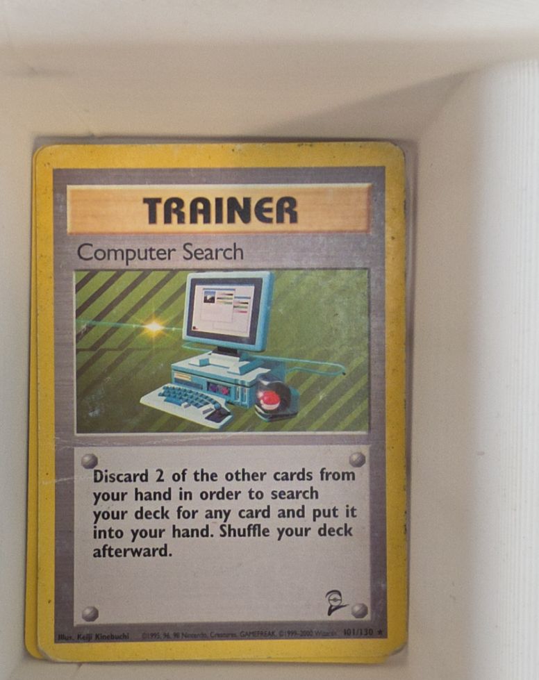 1999 Pokémon Base Set 2 #101 Computer Search — front
