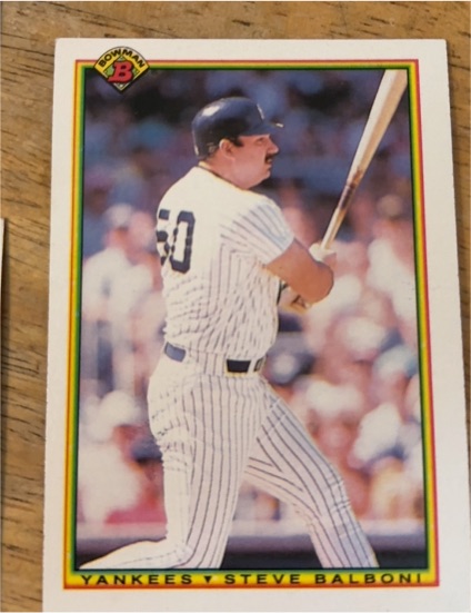 1990 Bowman #436 Steve Balboni — front