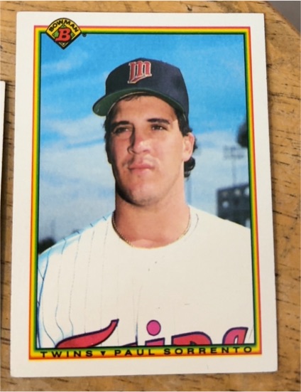 1990 Bowman #421 Paul Sorrento — front