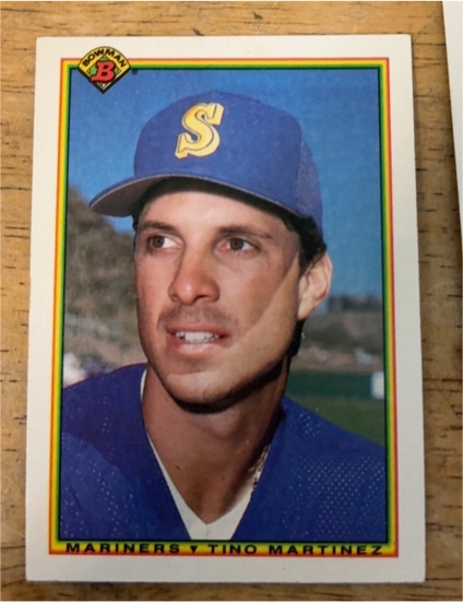 1990 Bowman #484 Tino Martinez — front