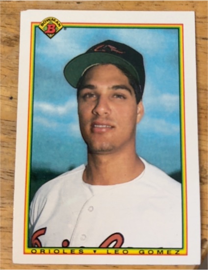 1990 Bowman #262 Leo Gomez — front