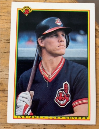 1990 Bowman #336 Cory Snyder — front