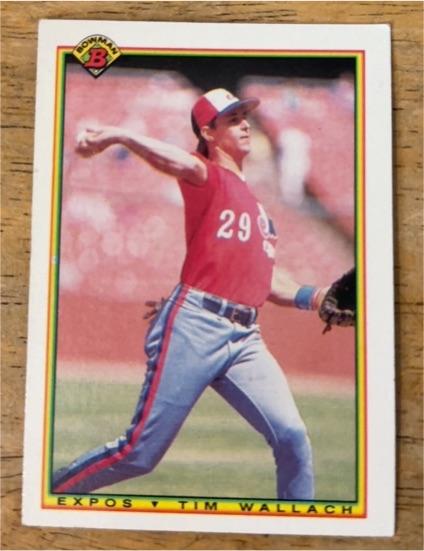 1990 Bowman #114 Tim Wallach — front