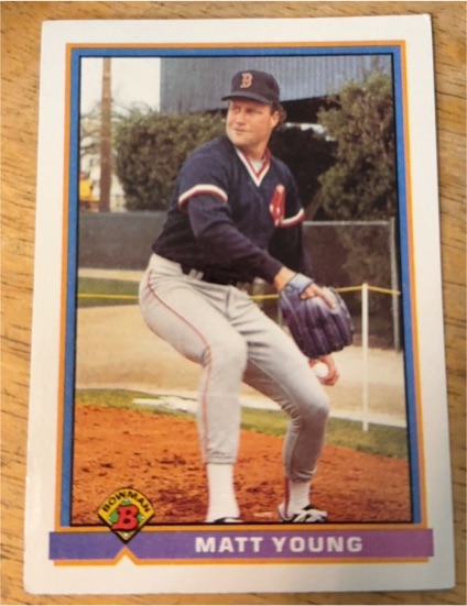 1991 Bowman #128 Matt Young — front