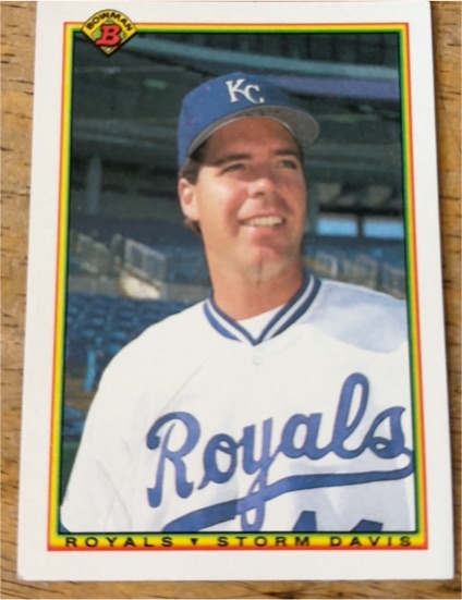 1990 Bowman #368 Storm Davis — front