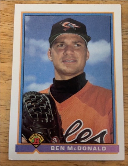1991 Bowman #86 Ben McDonald — front