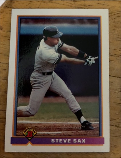 1991 Bowman #170 Steve Sax — front