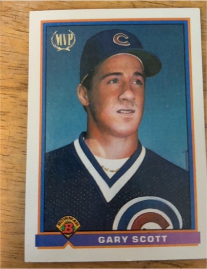 1991 Bowman #535 Gary Scott — front