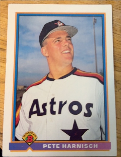 1991 Bowman #555 Pete Harnisch — front