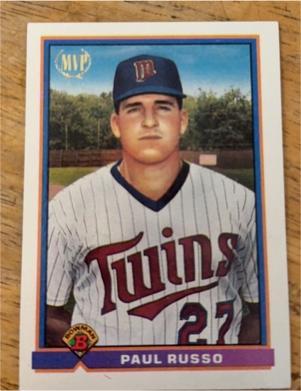 1991 Bowman #695 Paul Russo — front