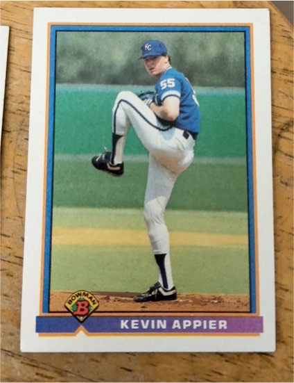 1991 Bowman #309 Kevin Appier — front