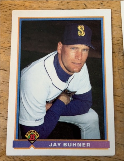 1991 Bowman #247 Jay Buhner — front