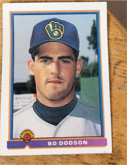 1991 Bowman #38 Bo Dodson — front