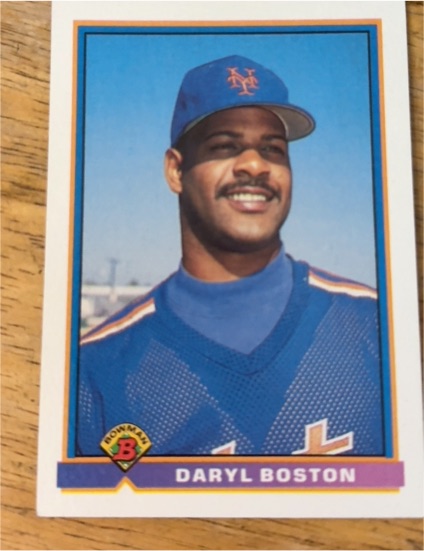 1991 Bowman #476 Daryl Boston — front