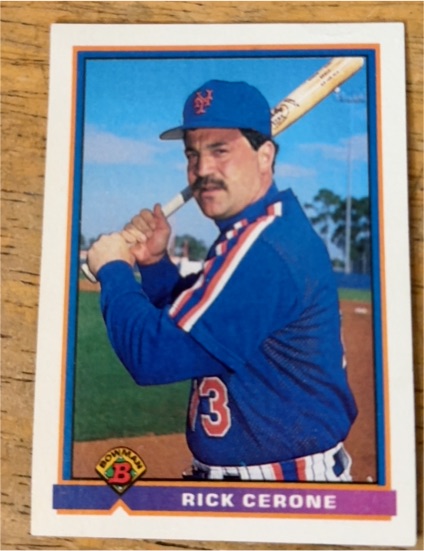 1991 Bowman #468 Rick Cerone — front