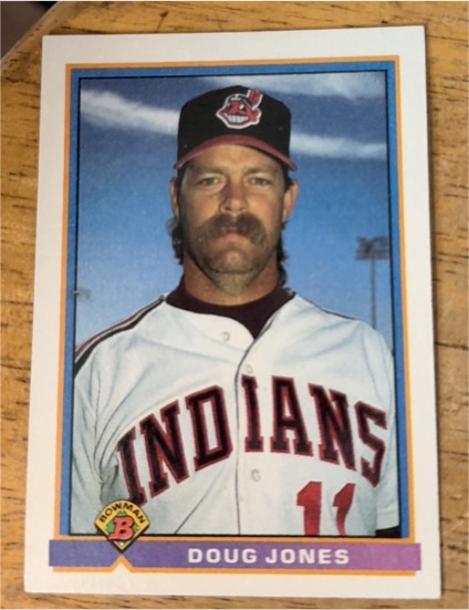 1991 Bowman #77 Doug Jones Cleveland Indians — front