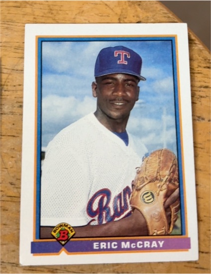 1991 Bowman #281 Eric McCray — front