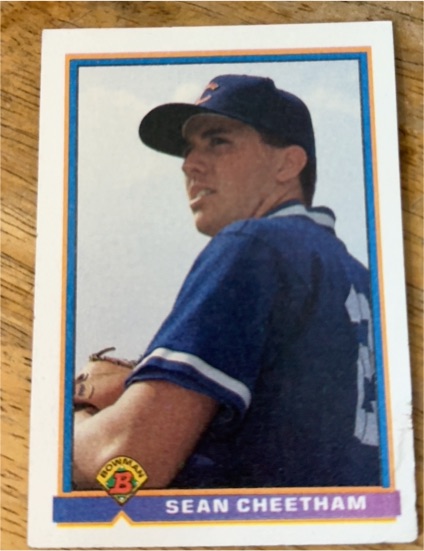 1991 Bowman #414 Sean Cheetham — front