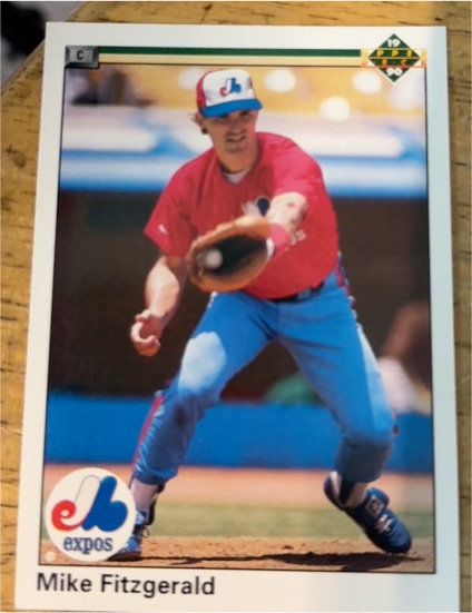 1990 Upper Deck #558 Mike Fitzgerald — front