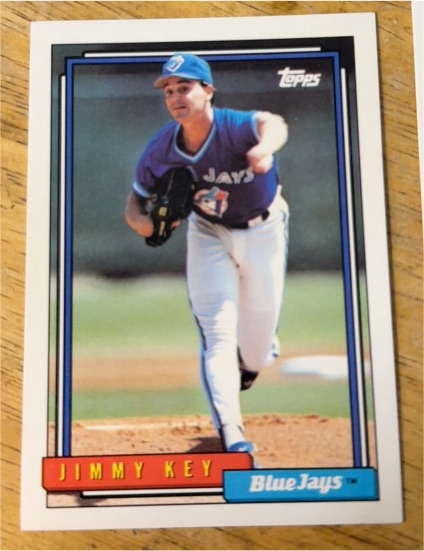 1992 Topps #482 Jimmy Key — front