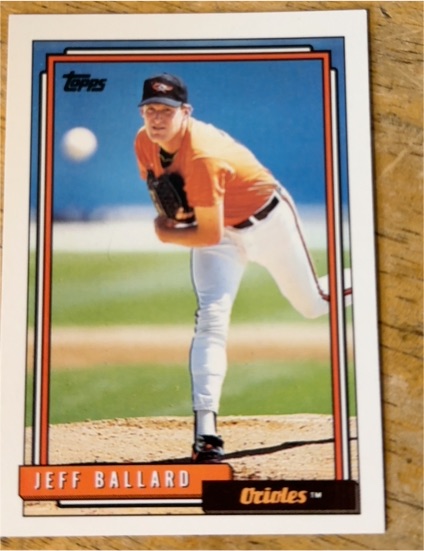 1992 Topps #104 Jeff Ballard Baltimore Orioles — front