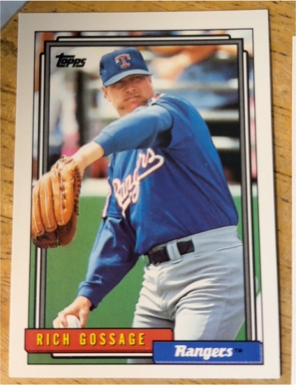 1992 Topps #215 Rich Gossage — front