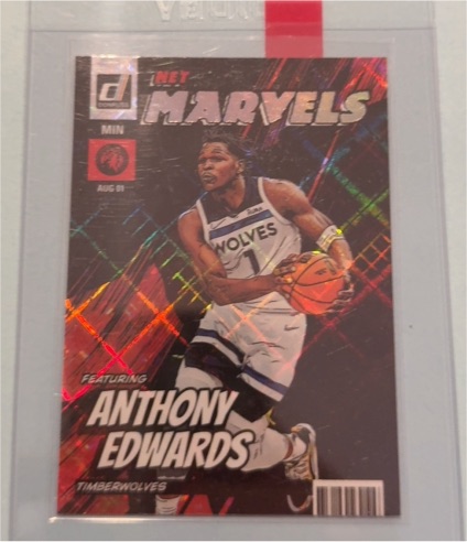 2022-23 Panini Donruss Net Marvels #8 Anthony Edwards — front