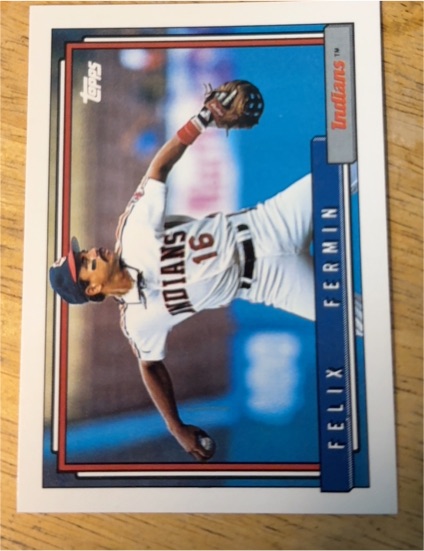 1992 Topps #632 Felix Fermin — front