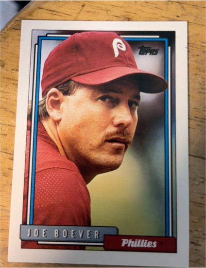 1992 Topps #696 Joe Boever — front