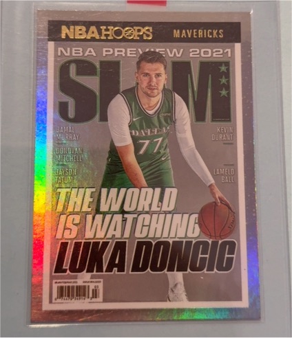 2021-22 Panini NBA Hoops Slam #230 Luka Dončić — front