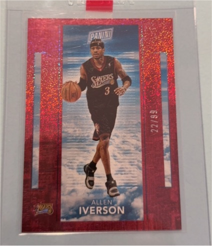 2023 Panini The National #22/99 Allen Iverson — front
