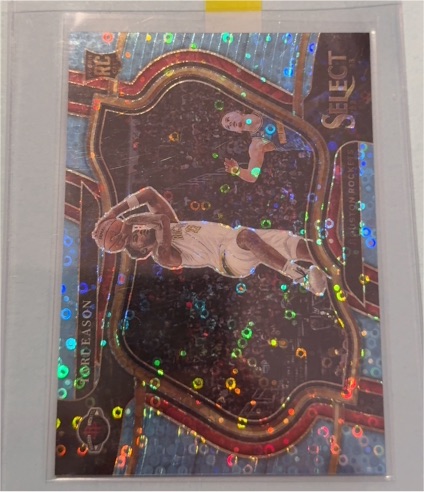 2022-23 Panini Select #271 Tari Eason Courtside Light Blue Disco Prizm — front
