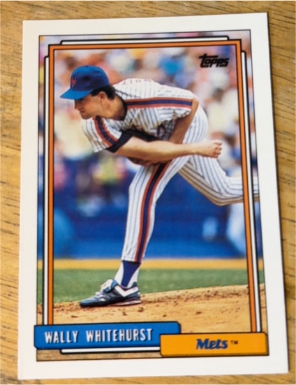 1992 Topps #419 Wally Whitehurst — front