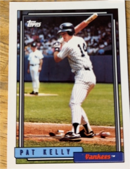 1992 Topps #612 Pat Kelly — front