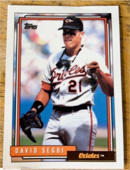 1992 Topps #447 David Segui — front