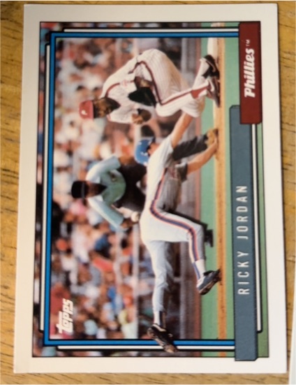 1992 Topps #103 Ricky Jordan — front