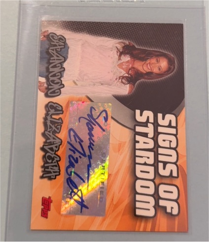 2005-06 Topps Signs of Stardom Shannon Elizabeth — front
