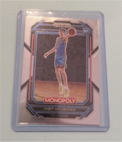 2022-23 Panini Prizm Monopoly #63 Chet Holmgren Rookie — front