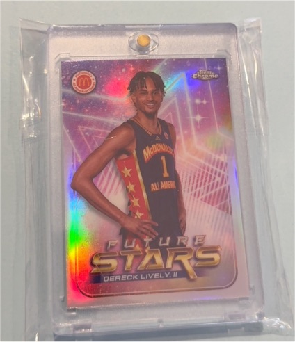 2022 Topps Chrome McDonald's #FS-4 Dereck Lively II Future Stars — front