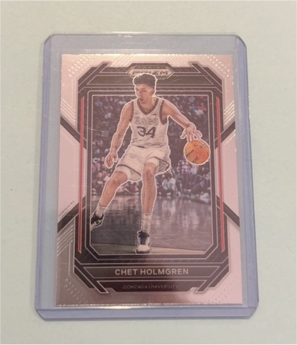 2023 Panini Prizm Draft Picks #76 Chet Holmgren Gonzaga Bulldogs — front