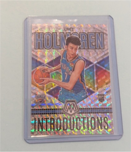 2022-23 Panini Mosaic #12 Chet Holmgren Introductions Rookie Card — front