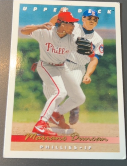 1993 Upper Deck #201 Mariano Duncan — front