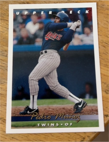 1993 Upper Deck #341 Pedro Munoz Minnesota Twins — front