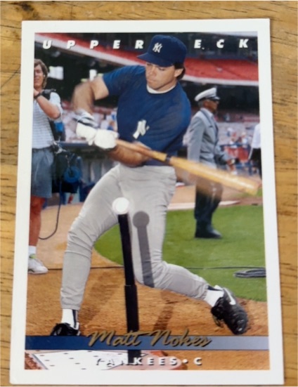 1993 Upper Deck #116 Matt Nokes — front