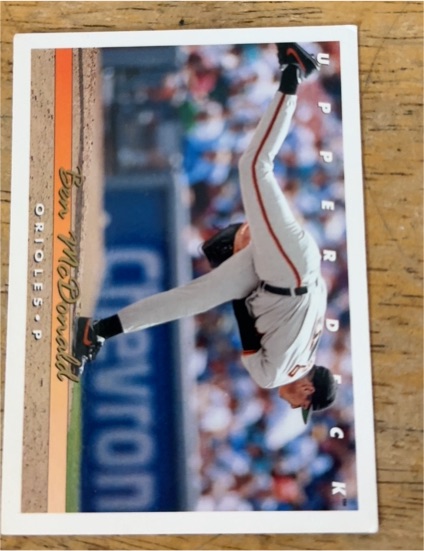 1993 Upper Deck #276 Ben McDonald Baltimore Orioles — front