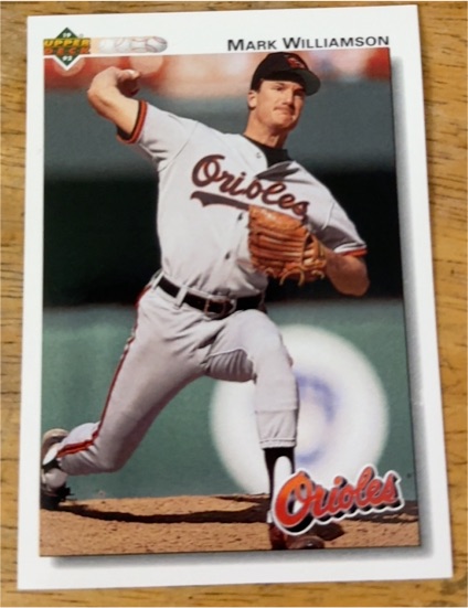 1992 Upper Deck #609 Mark Williamson — front