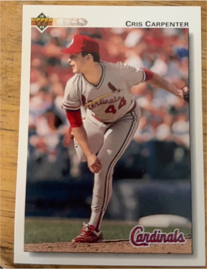 1992 Upper Deck #686 Cris Carpenter — front