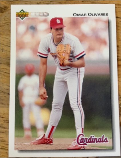 1992 Upper Deck #478 Omar Olivares — front