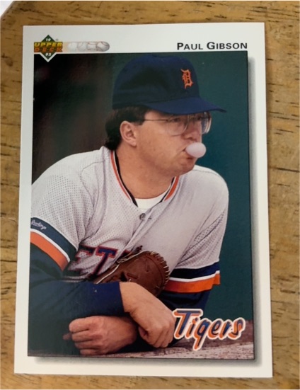1992 Upper Deck #489 Paul Gibson — front